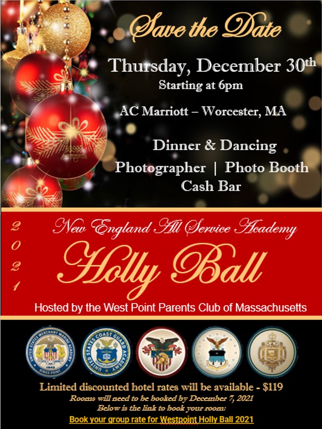 Holly Ball 2021 Announced — West Point Parents Club of MA